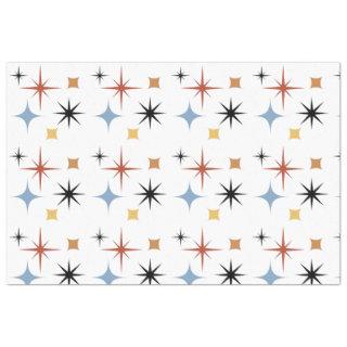 Mid Century Vintage Retro Stars Abstract   Tissue Paper