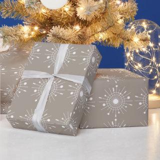 Midcentury Modern Retro Atomic Snowflake Christmas