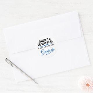 Middle Tennessee State University Classic Round Sticker