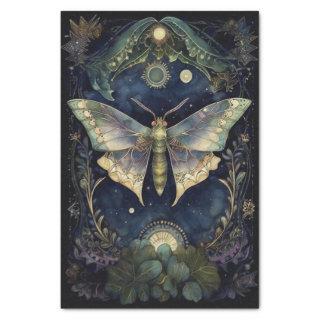 Midnight Moth Tissue Paper