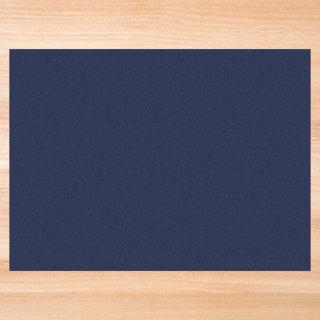 Midnight Navy Blue Solid Color Tissue Paper