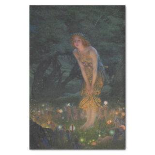 Midsummer Eve (by Edward Robert Hughes) Tissue Paper