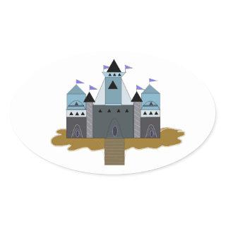 Mighty Castle Oval Sticker