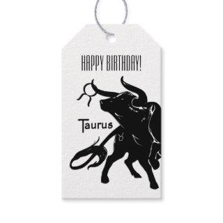 Mighty Taurus the Bull Zodiac Gift Tags