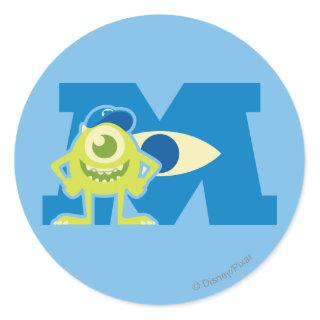 Mike M Logo Classic Round Sticker