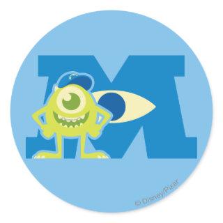 Mike M Logo Classic Round Sticker