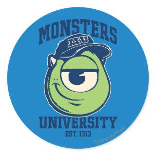 Mike Monsters University Est. 1313 Classic Round Sticker