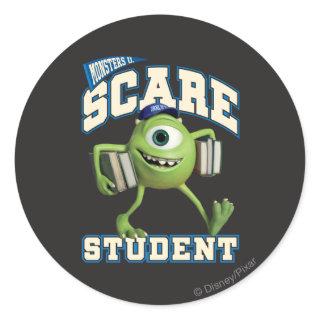 Mike Scare Student 2 Classic Round Sticker