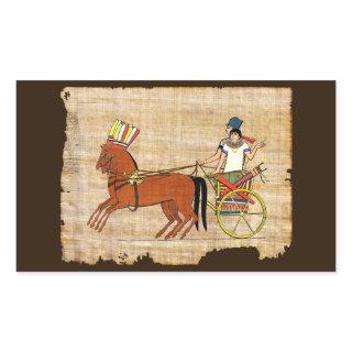 Miketz - Joseph's Chariot Rectangular Sticker