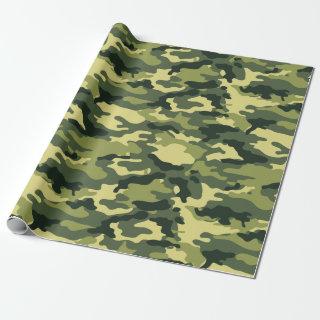 Military Green Camouflage Camo Pattern