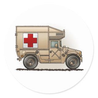 Military Hummer Ambulance Sticker