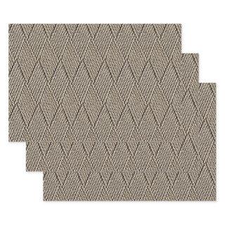 Milk Chocolate Faux Diamond Knit Pattern Small  Sheets