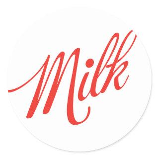 Milk Red 3 Sticker 2