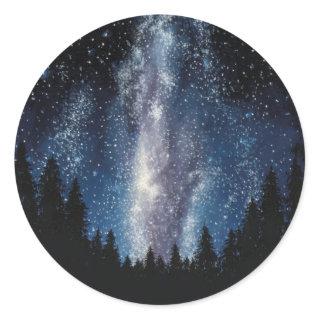 Milky Way Galaxy Painting Sticker