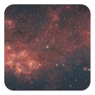 Milky Way Galaxy Square Sticker