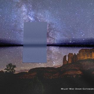 Milky Way Over Cathedral Rock, Arizona Decoupage Tissue Paper