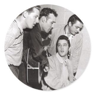 Million Dollar Quartet Photo Classic Round Sticker