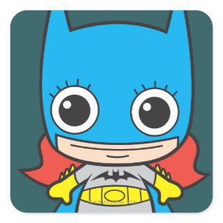 Mini Batgirl Square Sticker