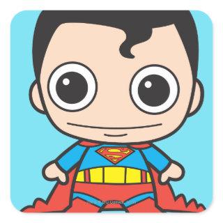 Mini Superman Square Sticker