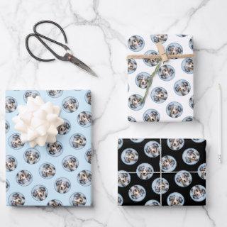 Miniature American Shepherd Painting MAS Dog Art  Sheets