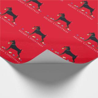 Miniature Pinscher Merry Christmas Design