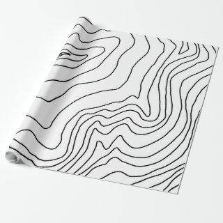 Minimal Black & White line art Modern Design