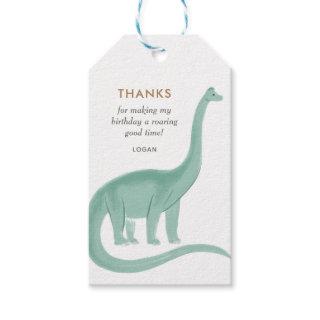 Minimal Dinosaur Birthday Party Thank You Gift Tags