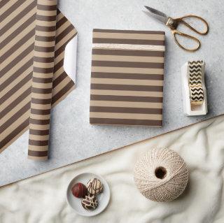 Minimal Elegant Beige Brown Stripes