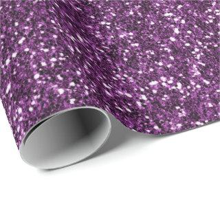 Minimal Ultra Violet Purple Glitter Plum Grape