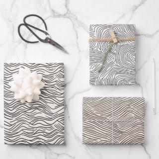 Minimalist Black & White Line Art  Sheets