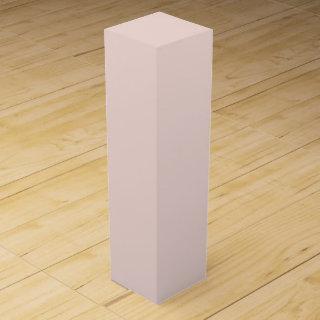 Minimalist blush pink solid plain elegant chic wine box