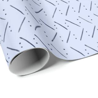 Minimalist Dots n Dashes Indigo Pattern Gift