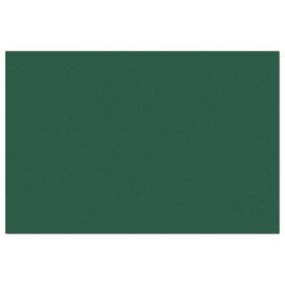 Minimalist Forest Green Plain Solid Color  Tissue Paper