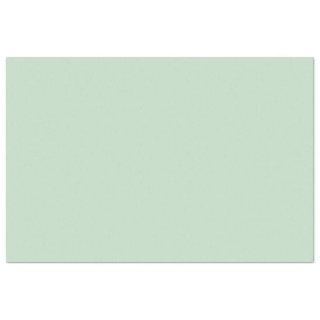 Minimalist Light Celadon Green Plain Solid Color W Tissue Paper