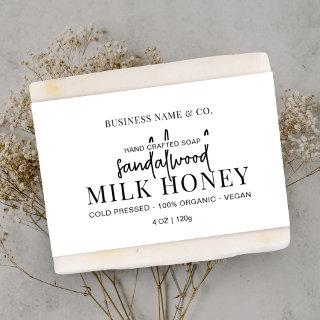 Minimalist Modern 2x11" Soap Bar Bellyband Labels