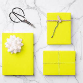 Minimalist Modern Pure Yellow   Sheets