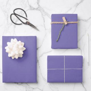 Minimalist periwinkle lilac solid plain elegant   sheets