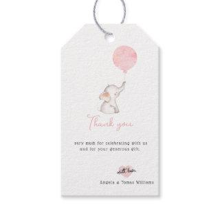 Minimalist simple modern elephant Baby Shower  Gift Tags