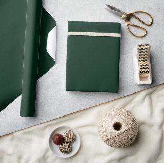 Minimalist Solid Plain Pine Green