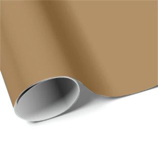 Minimalist Solid Unicolor Golden Brown #9a6d38