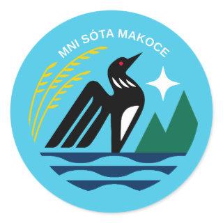 Minnesota State Seal and Bird