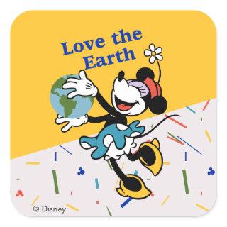 Minnie | Love the Earth Square Sticker