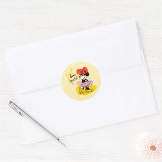 Minnie Mouse | Bon Appetit! Classic Round Sticker