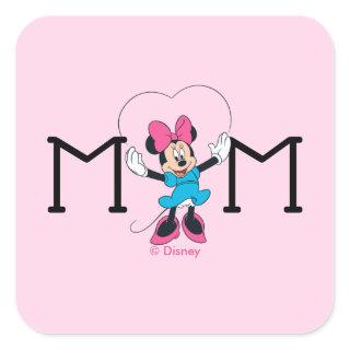Minnie Mouse - Mom, I Love You This Much! Square Sticker