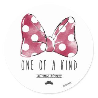 Minnie Mouse | One Of A Kind Classic Round Sticker