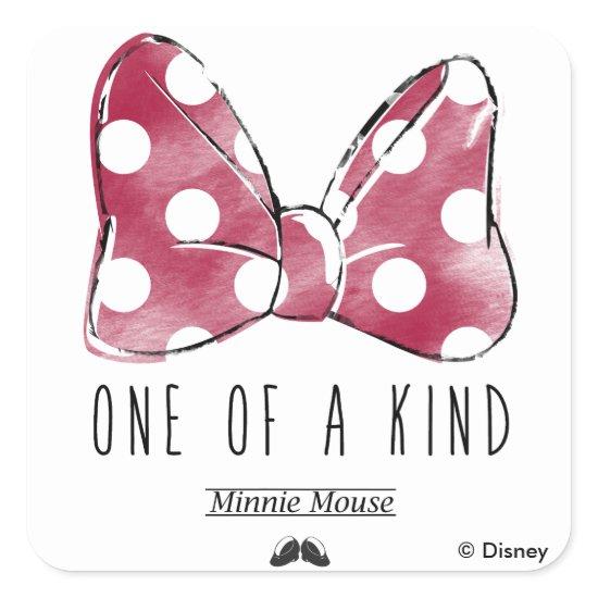 Minnie Mouse | One Of A Kind Square Sticker