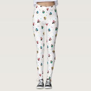 Minnie Mouse Rainbow Bow Pattern Leggings