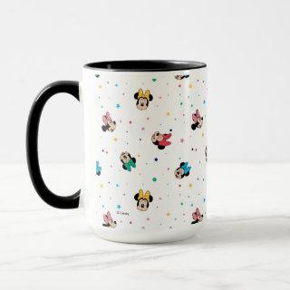Minnie Mouse Rainbow Bow Pattern Mug