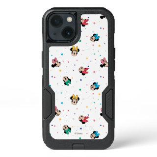 Minnie Mouse Rainbow Bow Pattern iPhone 13 Case