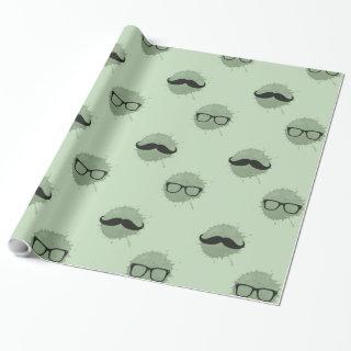 Mint Hipster Mustaches